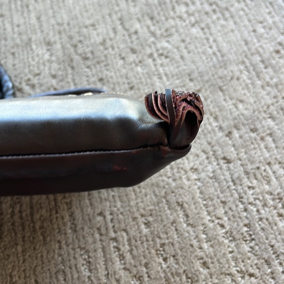 Folk Art Leather Vintage Butcher’s Bag Dated 1895 - Picture 6 of 16